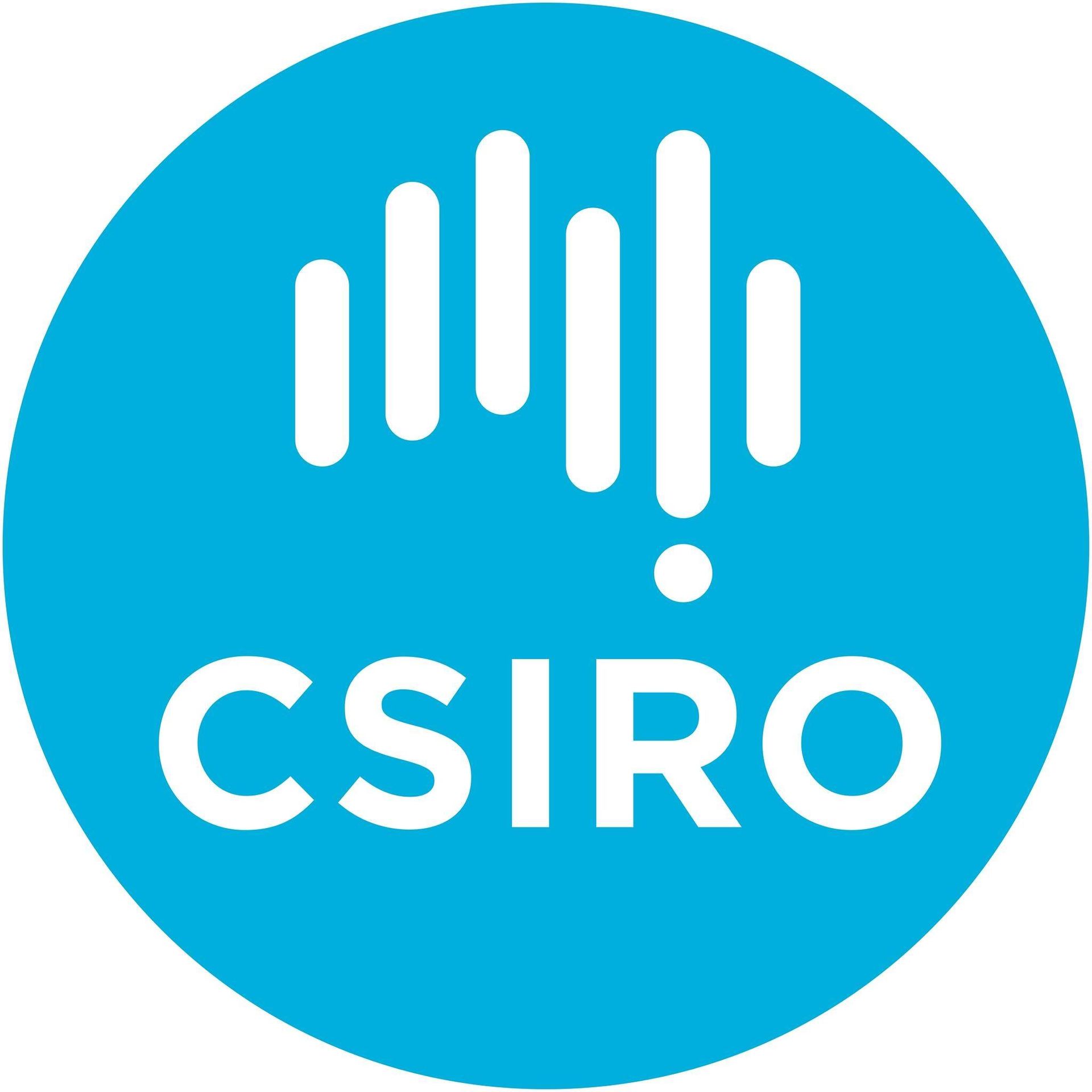 CSIRO logo: White text 