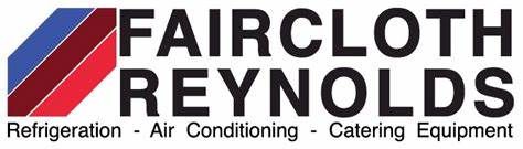 Logo for Faircloth Reynolds, a refrigeration, air conditioning, and catering equipment company. 