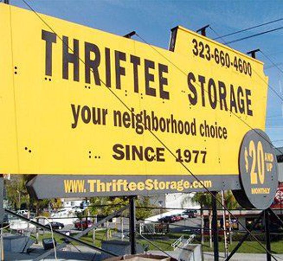 Thriftee Mini Storage Signage