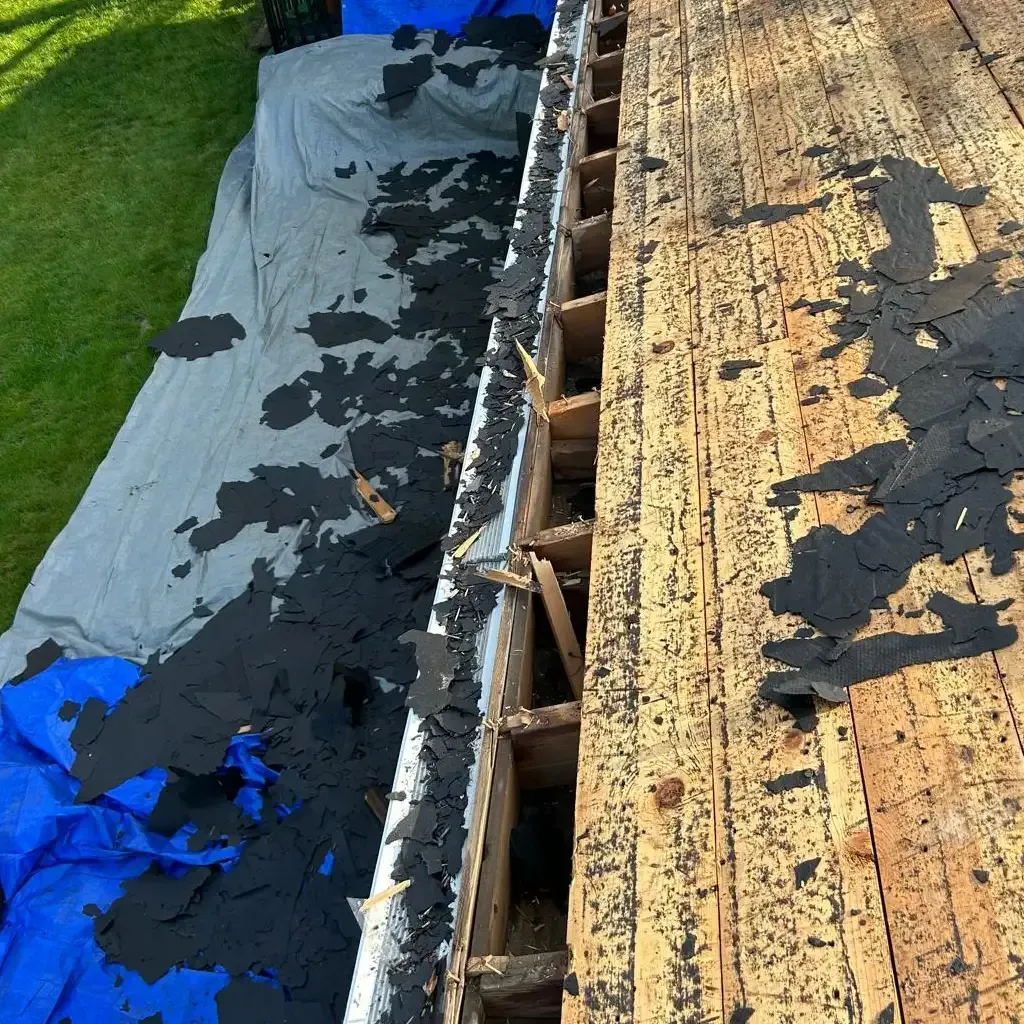 Roofing tear-off by Pittsburgh Home Renovation, Pittsburgh, PA.