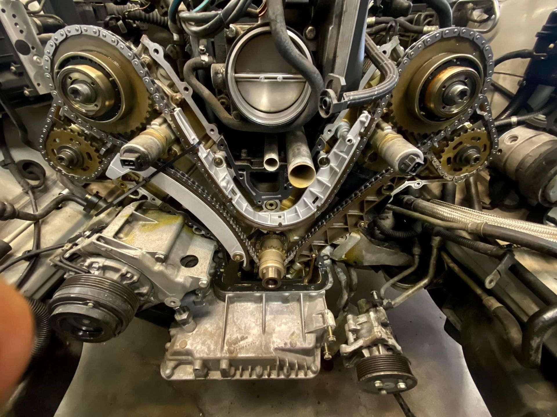 Engine out of vehicle | Mike Johns Imports