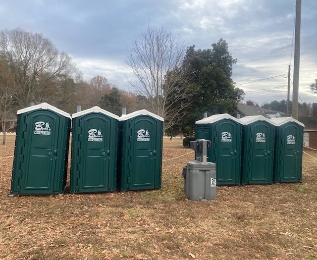 Set of Portable Toilets — Greenwood, SC — Boggero’s Portable Toilets