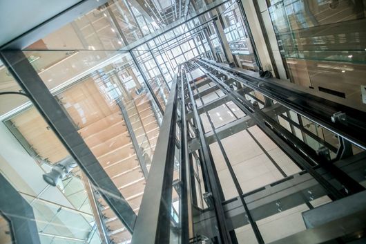 struttura metallica per ascensore