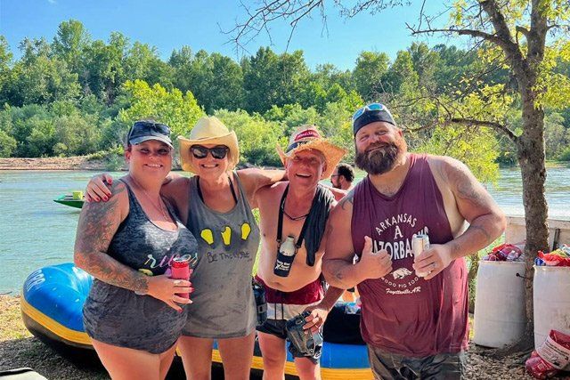 Happy Group Picture — Doniphan, MO — Rocky River Resort