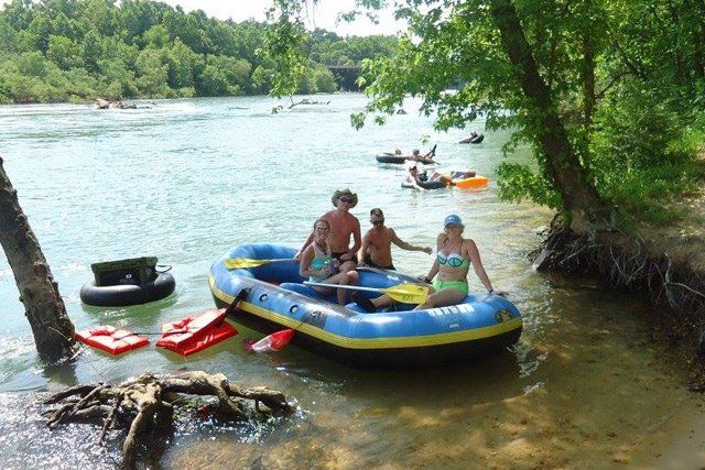 Family Rafting — Doniphan, MO — Rocky River Resort