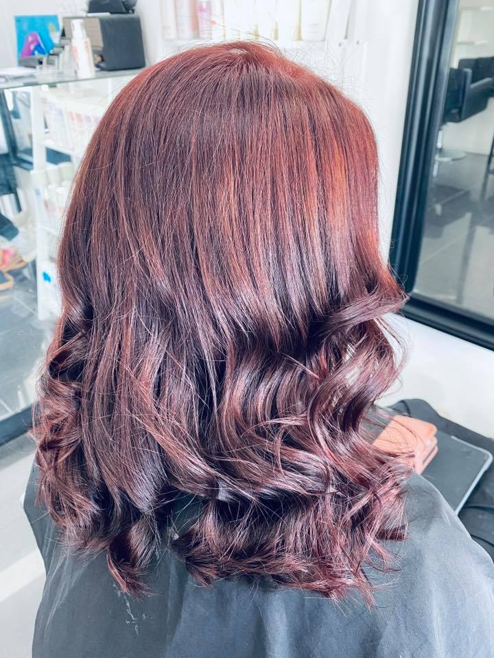 Red Brown Hair Colour — Hair & Beauty Salon Shellharbour, NSW
