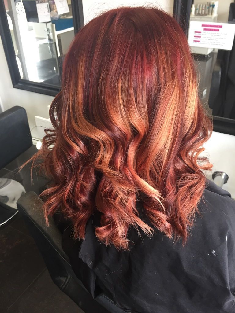 Warm Rose Gold Hair Colour — Hair & Beauty Salon Shellharbour, NSW