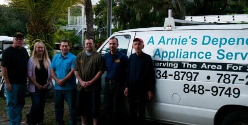 Team Besides Service Vehicle — Affordable Appliance Repair in Palm Harbor, FL