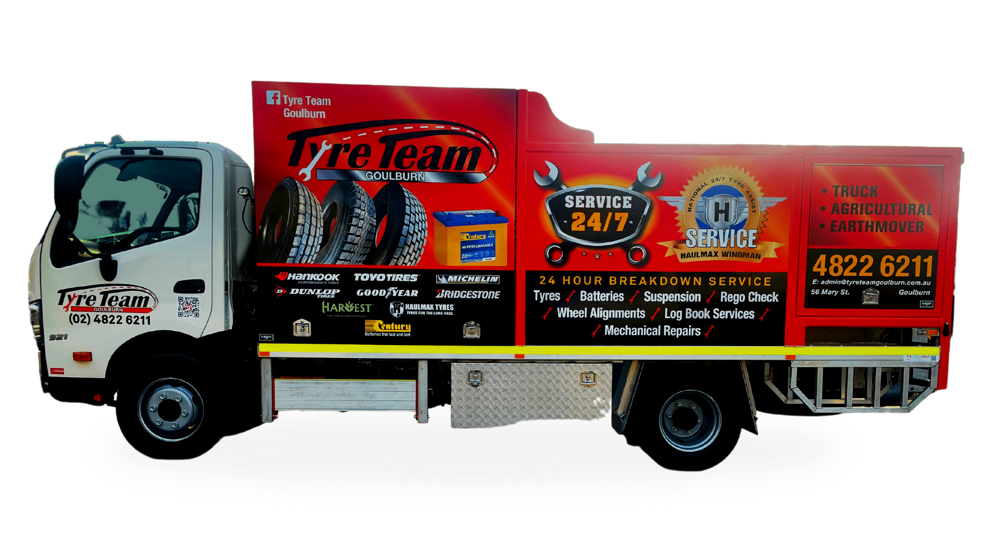 24/7 Mobile Truck Tyre Repairs & Replacements goulburn
