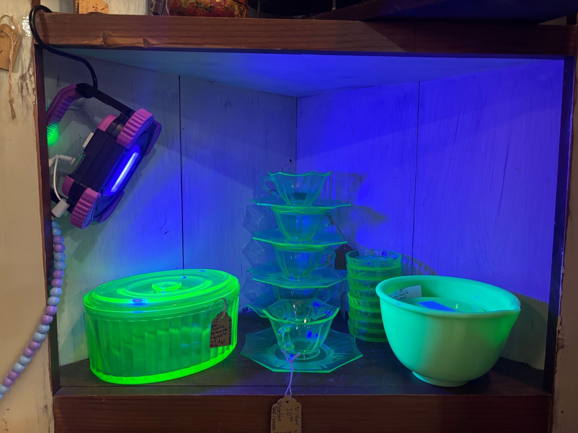 Vaseline glass beauties