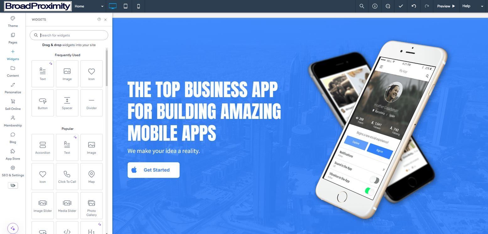 The top business app for building amazing mobile apps