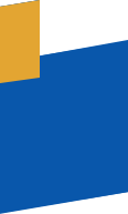 A blue and yellow rectangle on a white background.