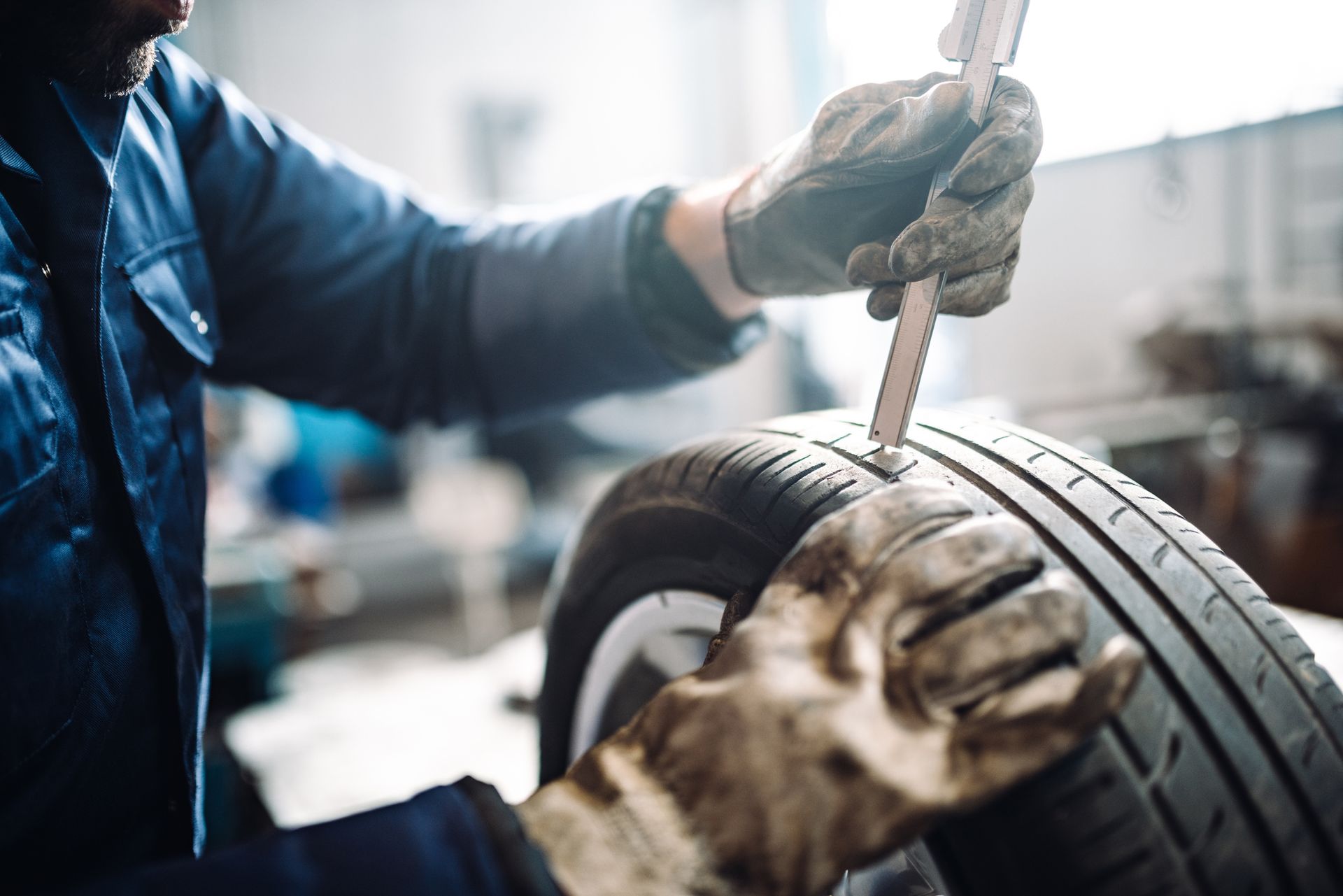 Measuring A Tire - Oakland, CA - Radiator Engineer