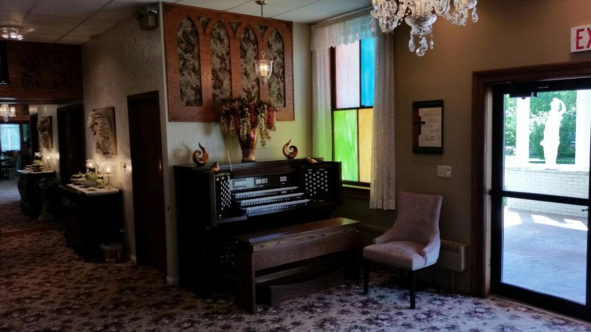 DuBois Funeral Home room