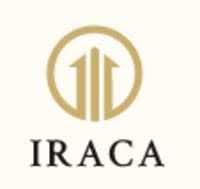 Golden logo with three vertical lines inside a circle above the word