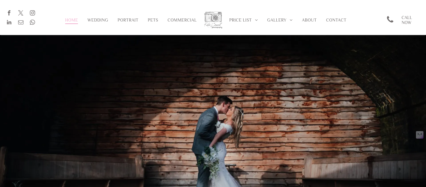 Website SEO example wrexham wedding photographer