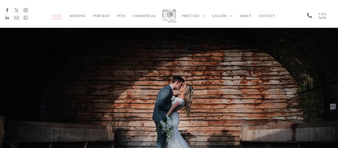 Website SEO example wrexham wedding photographer