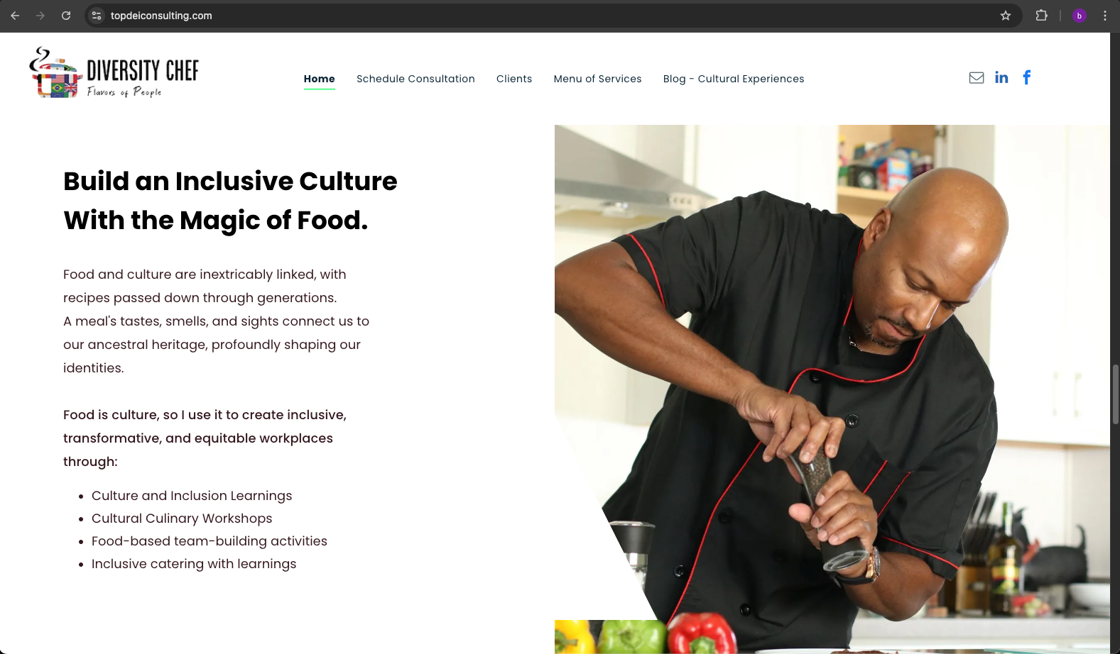 Top DEI Consulting.com website thumbnail