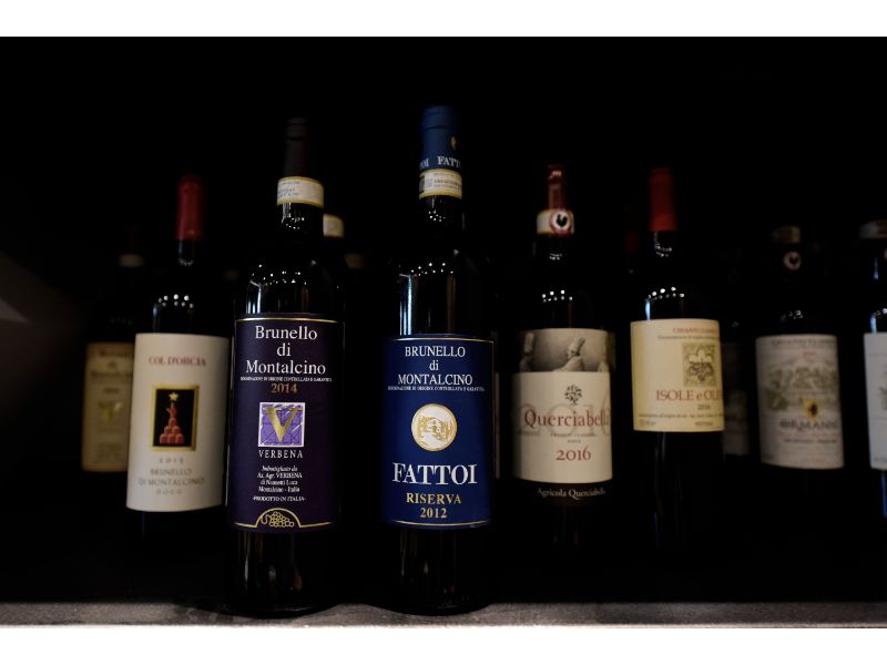 Selezione di vini rossi