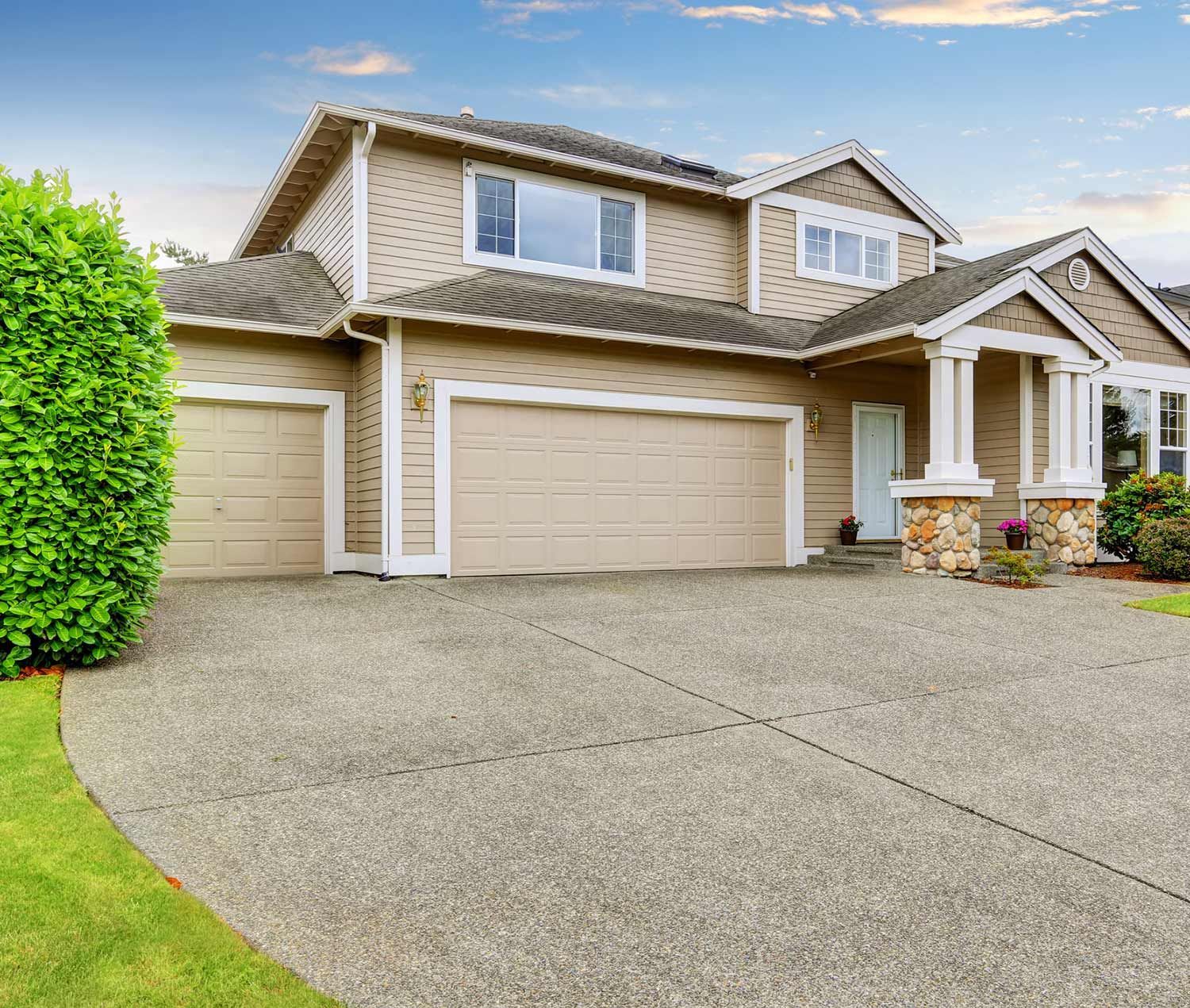 Home Exterior and Driveway Home Exterior and Driveway