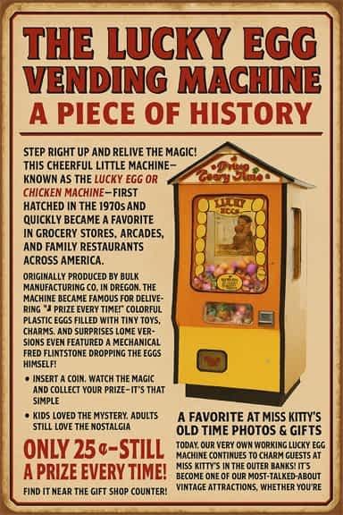 The Lucky Egg Vending Machine: A Piece of History