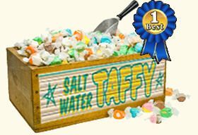 Discover the indulgent flavors of our
Gourmet Salt Water Taffy