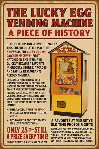 The Lucky Egg Vending Machine: A Piece of History