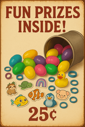 The Lucky Egg Vending Machine
