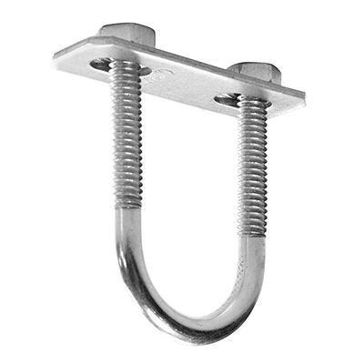 Abrazadera Tipo U con Soporte