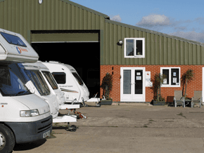 Costock Caravan Services entrance