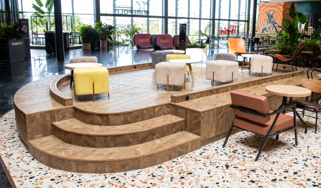 interieur winkelcentrum