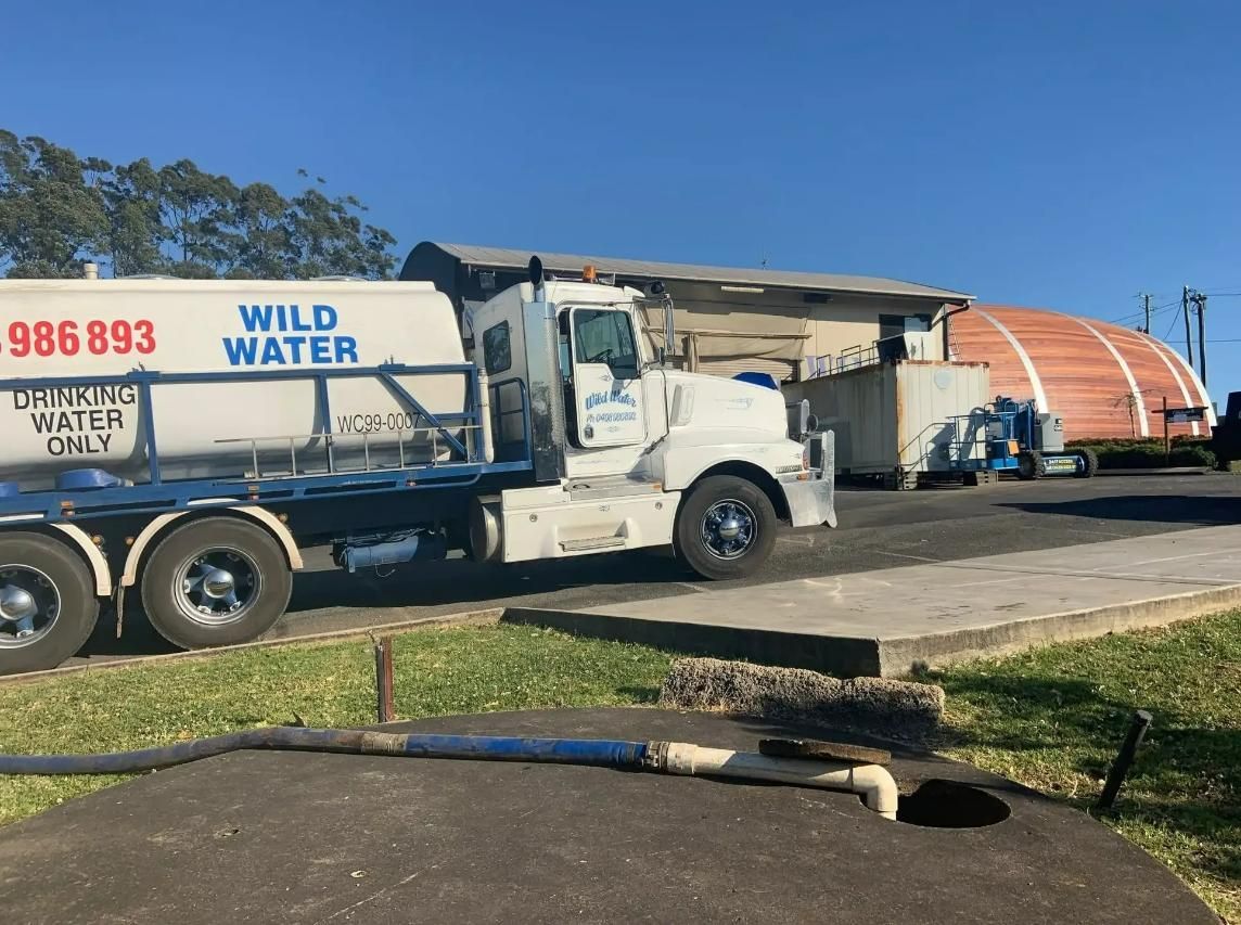 A Wild Water Truck is Parked Outside — Wild Water Delivery in Bald Knob, QLD