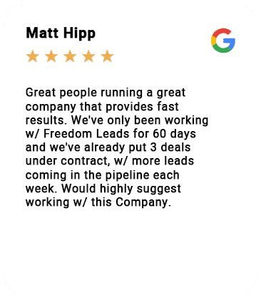 Great people running a great company that provides fast results.