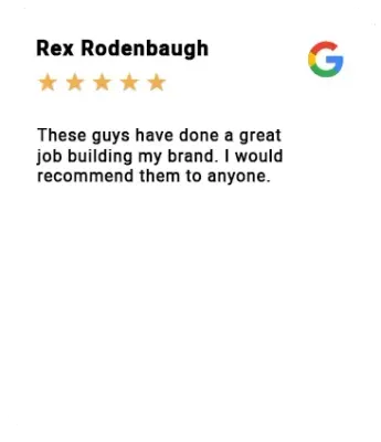 These guys have done a great job building my brand . i would recommend them to anyone.