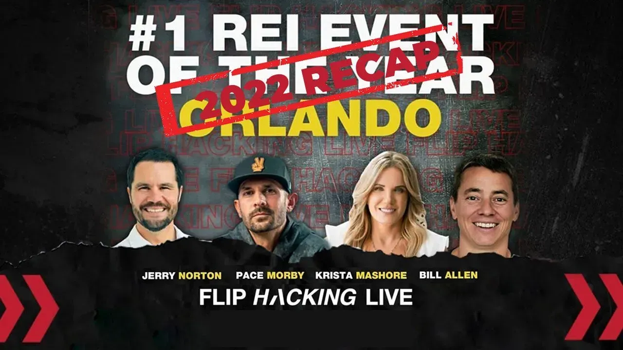 A poster for # 1 rei event of the year calando flip hacking live