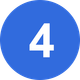 White number four inside a blue circle.