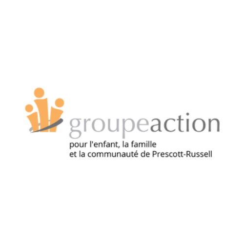 A logo for groupeaction pour l' enfant , la famille et la communauté de prescott-russell