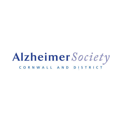 The logo for the alzheimer society cornwall and district