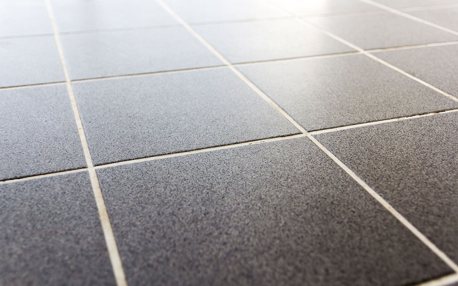 Close-up view of a solar panel with dark squares and white grid lines.