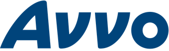 The word "Avvo" in dark blue, with rounded, stylized lettering.