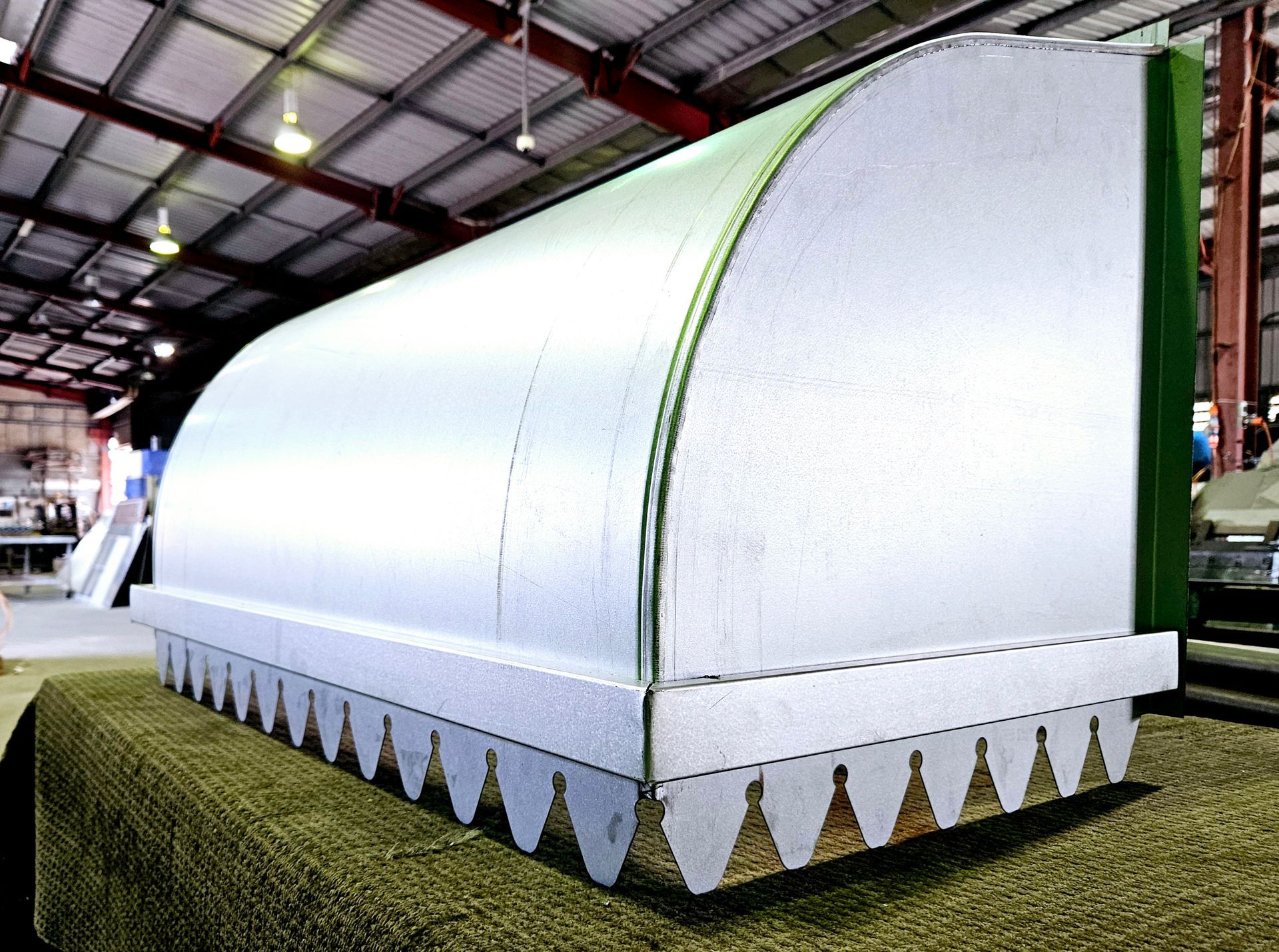 A Window On The Side Of A Building With A Canopy Over It — Colonial Sheet Metal in Garbutt, QLD