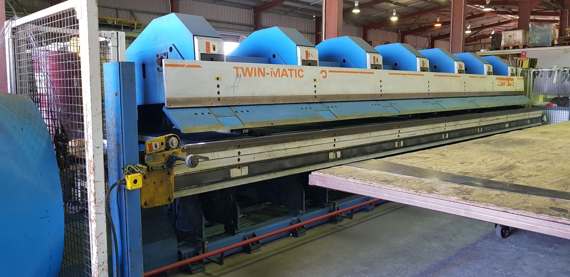 A Folding  Machine In A Factory — Colonial Sheet Metal in Garbutt, QLD
