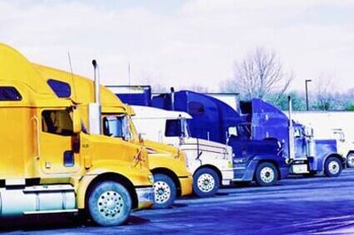 Trucks Parked, Truck Repairs in Mexico Maine