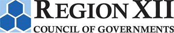 Logo of Region XII Council of Governments. Blue honeycomb graphic with dark text on white.