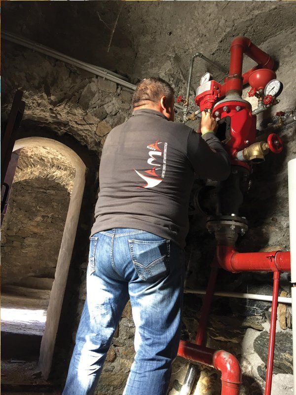 installazione di sistema antincendio