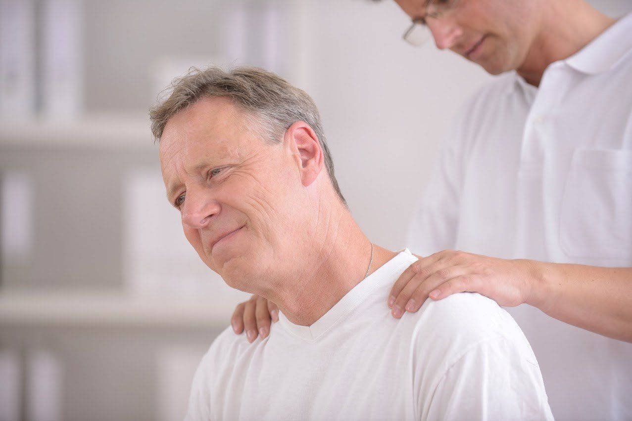 Man Having Back Pain — Philadelphia, PA — Advanced Physical Therapy