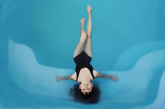 Woman in a Mini Pool | Philadelphia, PA | Advanced Physical Therapy