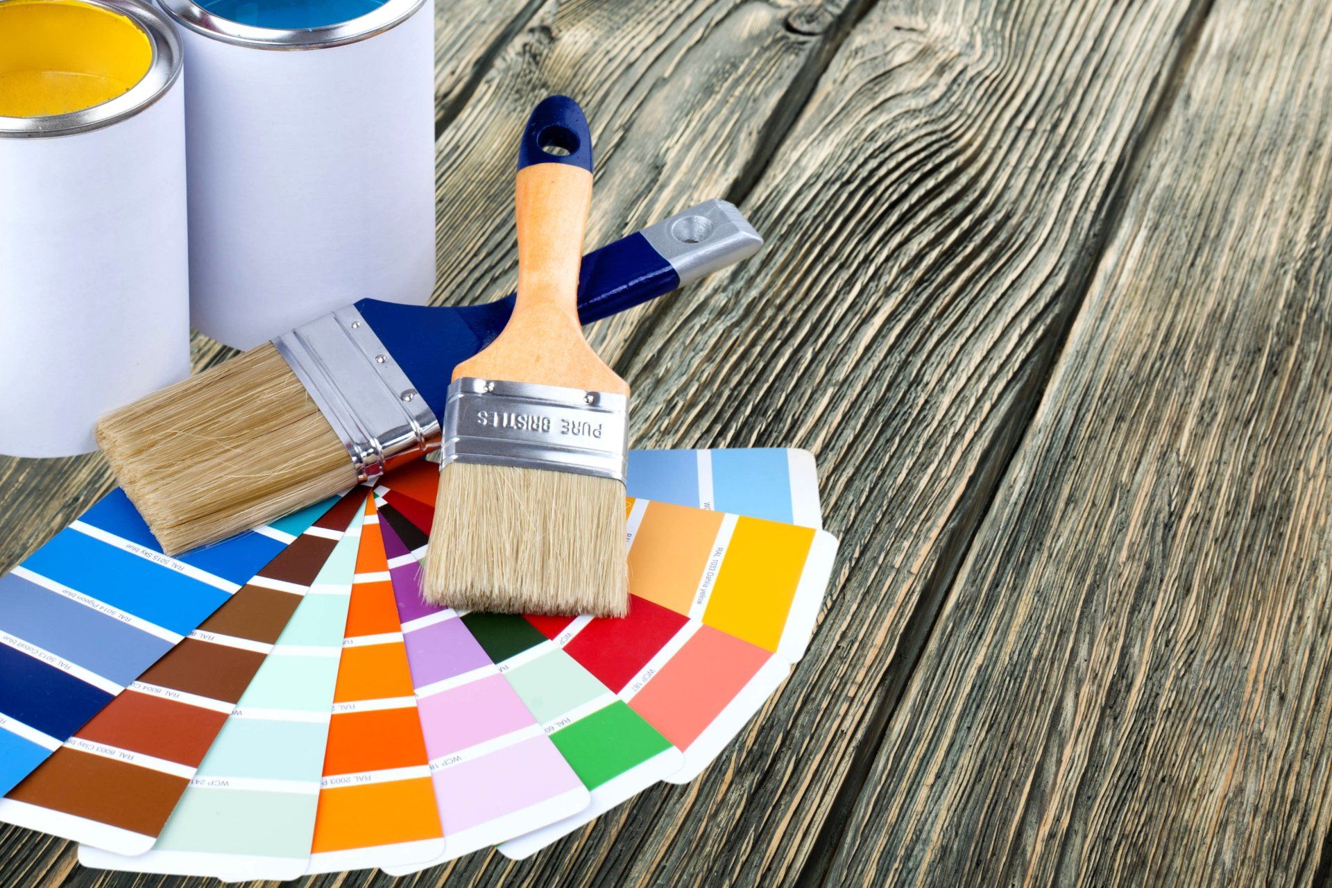 campioni di vernici e smalti