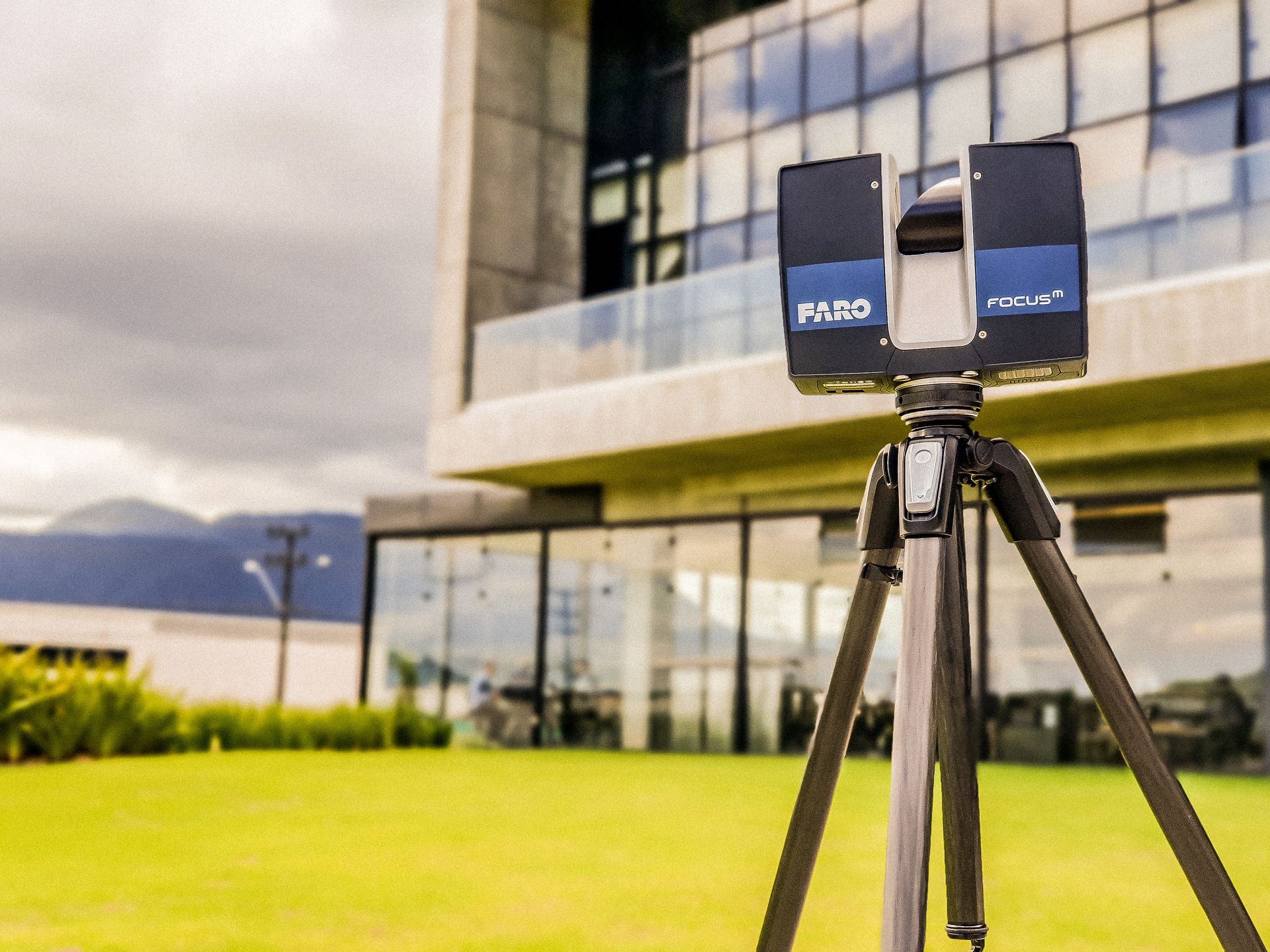 laser scanner faro focus em funcionamento