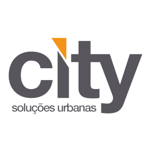 A logo for a company called city solucoes urbanas
